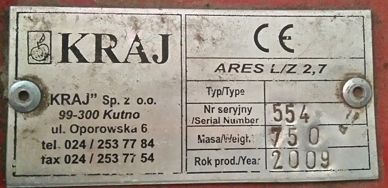 OKAZJA JAK NOWY agregat KRAJ ARES L/Z 2,7