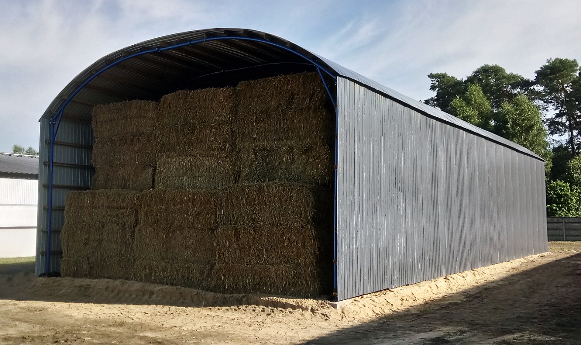  HALA STALOWA ŁUKOWA WIATA ROLNICZA TIR 11,8 X 80