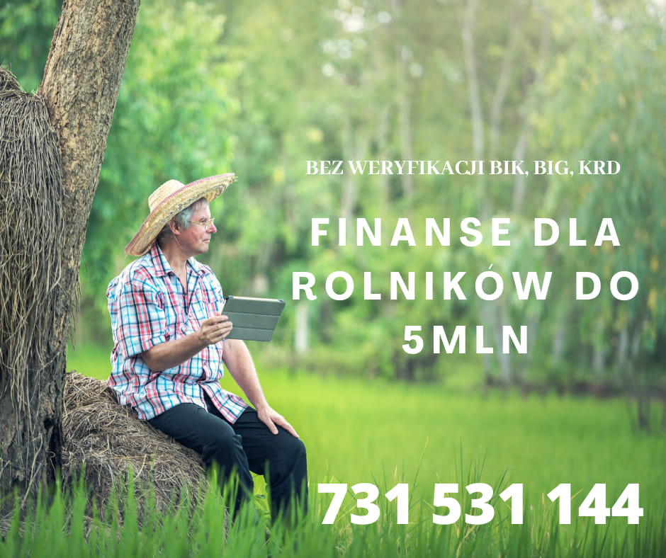 POZABANKOWE FINANSOWANIE POD HIPOTEKE ZIEMI ROLNEJ