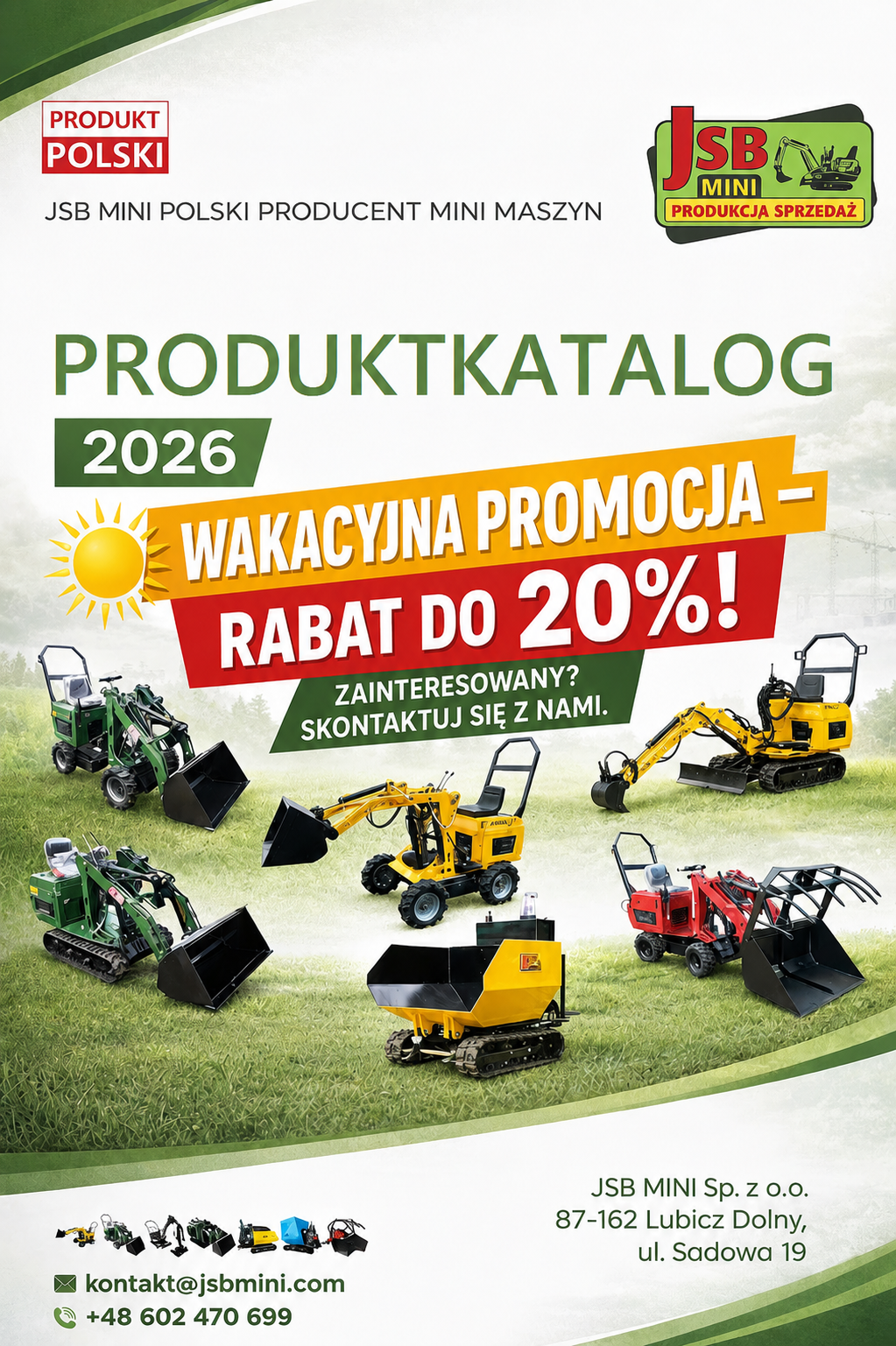 Osprzęt Rolniczy Budowlany + Koparka Ładowarka Wozidło POLSKIE