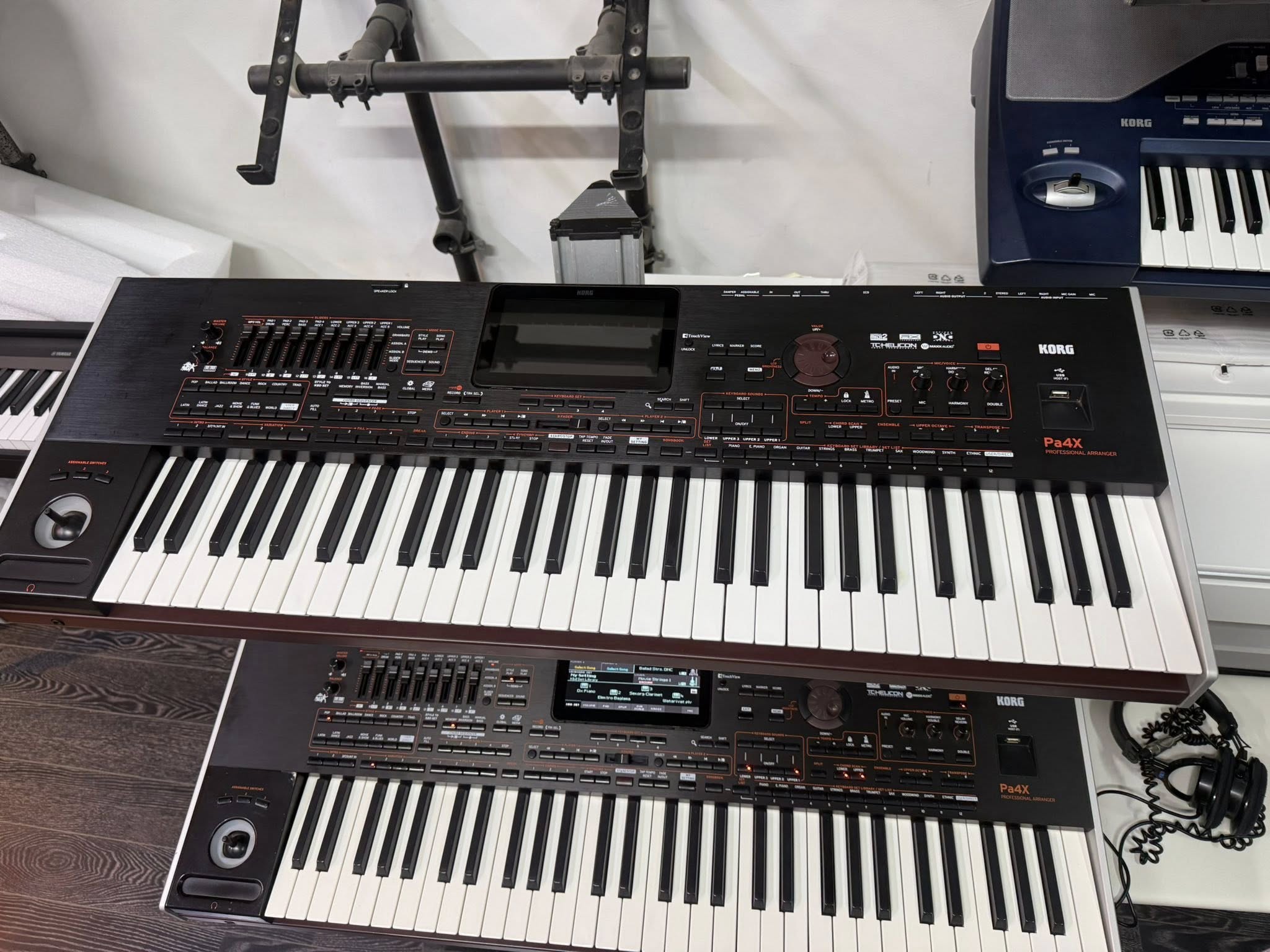Korg Pa5X, Korg Pa4X, Korg Pa4X MG2, Korg NAUTILUS , Korg Pa1000 MG, Korg PA-1000, Yamaha Genos2 76-key, Yamaha PSR-SX920 , Yamaha MODX8+ , Yamaha Tyros5, Yamaha PSR-SX900, Yamaha MONTAGE M8X