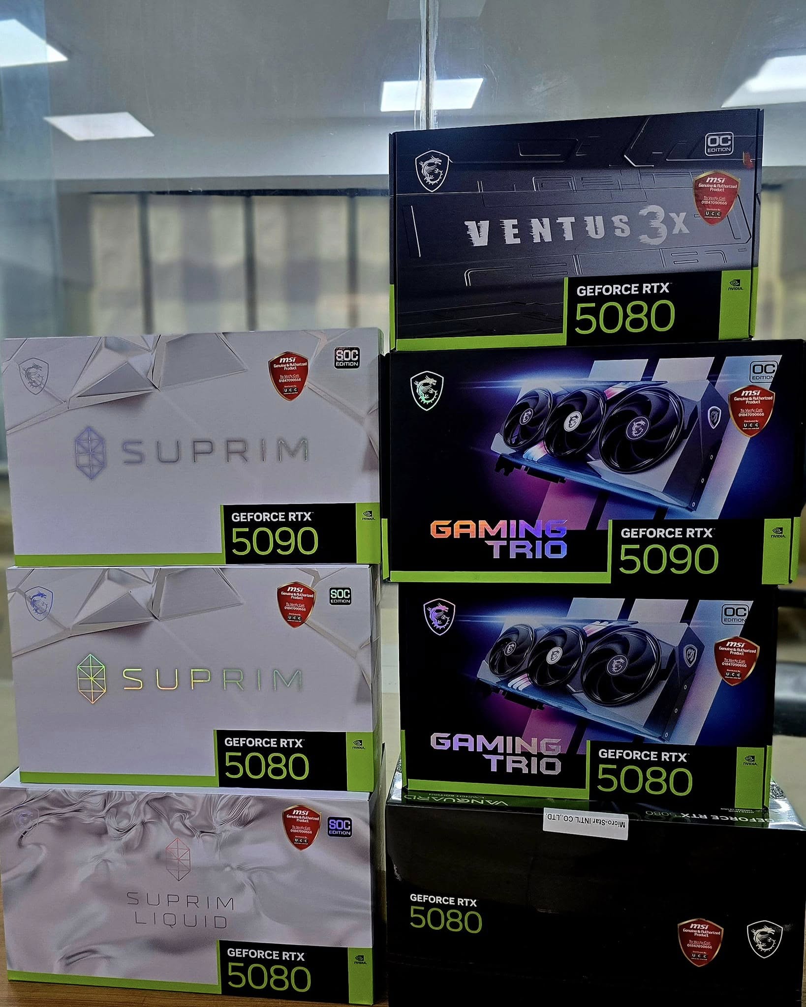 Original GeForce Rtx 5090, Rtx 5080, Rtx 5070 Ti, Rtx 5070, Rtx 4090, Rtx 4080 Super, Rtx 4080, Rtx 4070 Ti Super, Rtx 4070 Ti,  Rtx 4070 Super